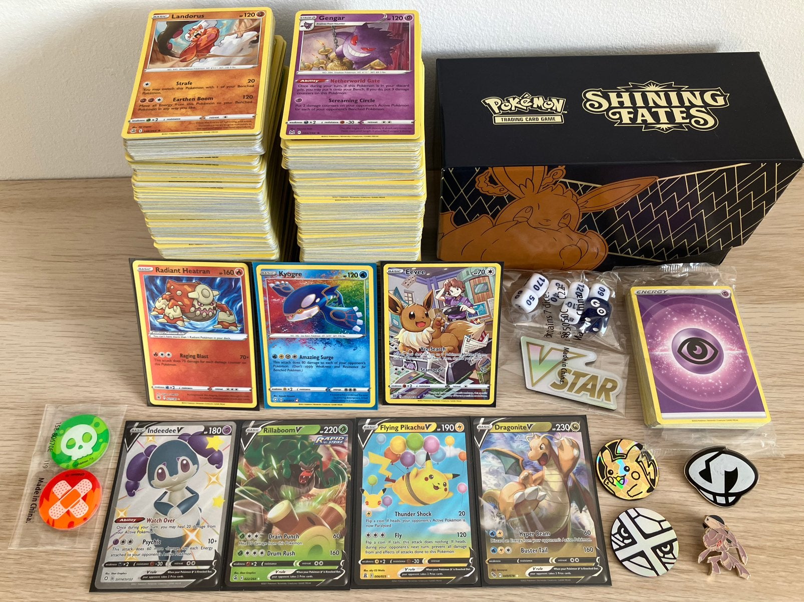 Set van 970 verschillende originele Pokemon kaarten, Ophalen of Verzenden, Zo goed als nieuw, Meerdere kaarten, Foil
