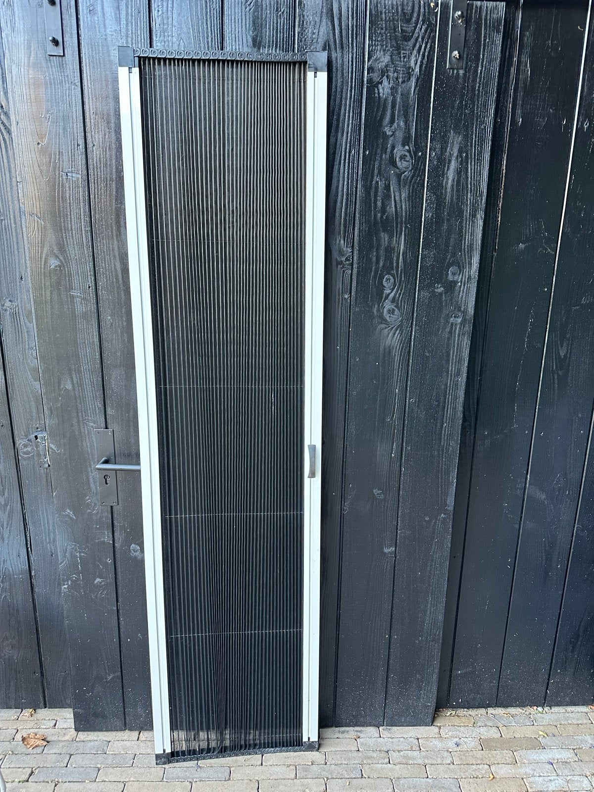 Luxaflex Plissé Hordeur 2.14m x 1.30m, Doe-het-zelf en Verbouw, Ophalen, Kunststof, Gebruikt, 120 cm of meer