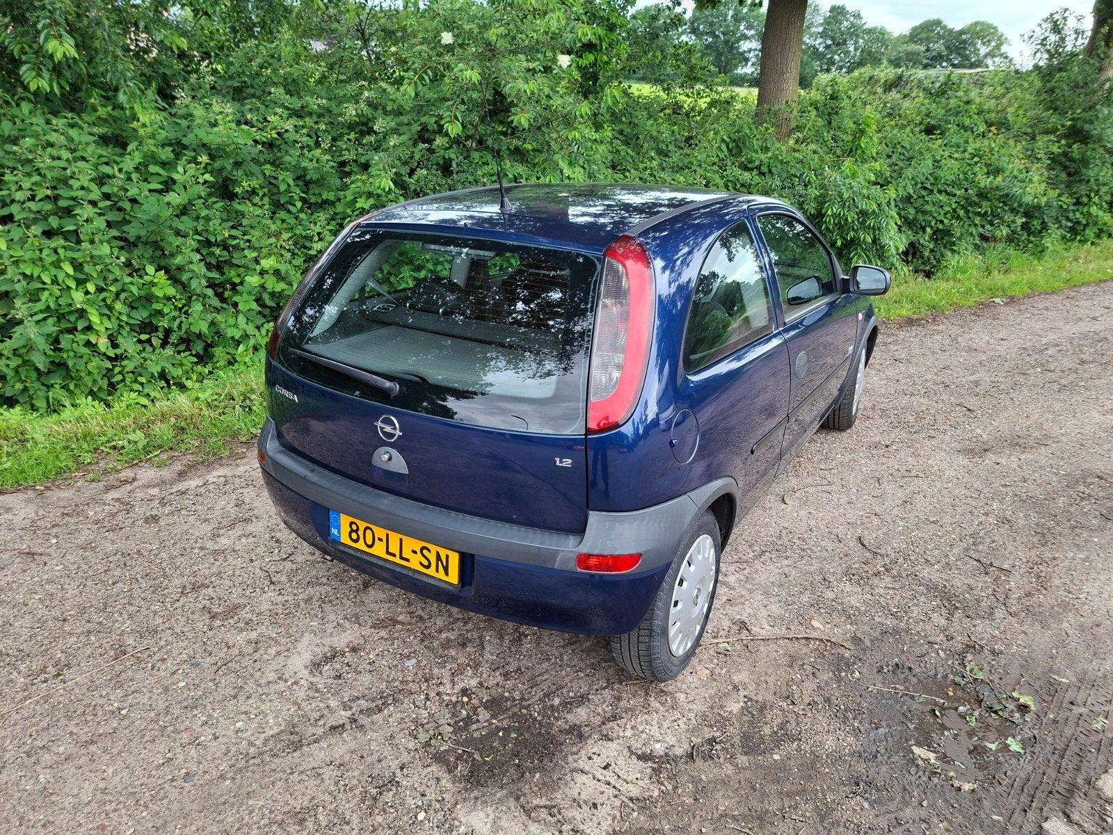 Opel Corsa 1.2 16V 3D 2003 Blauw. AIRCO, APK NIEUW, 137970Km, Auto's, Opel, Voorwielaandrijving, 74 pk, 31 €/maand, Blauw