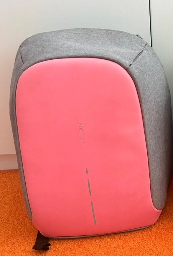 XD Design Bobby Hero Small Anti-diefstal Rugzak Roze/Grijs, Ophalen of Verzenden, Zo goed als nieuw, 25 tot 40 cm, Overige merken