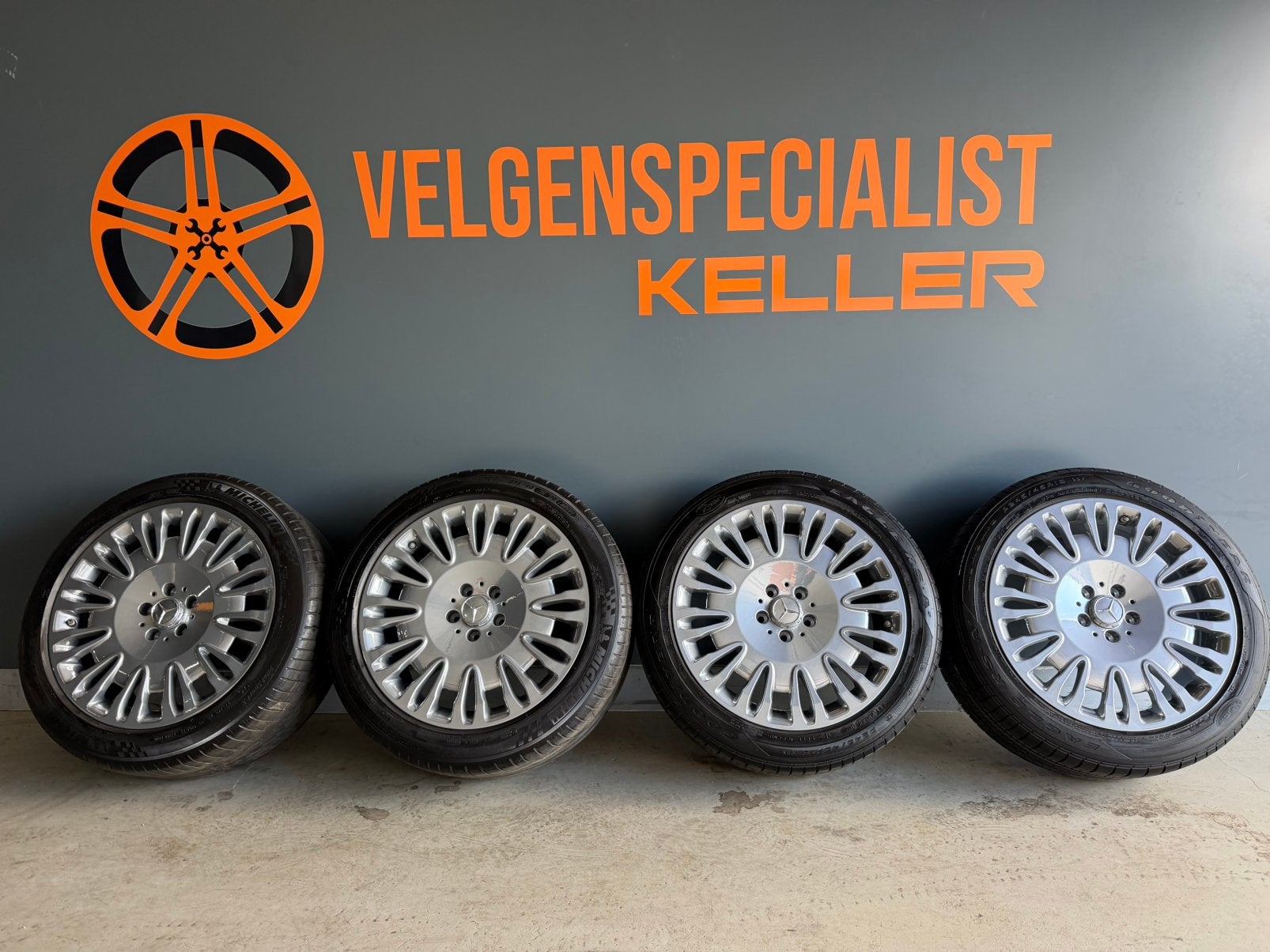 Mercedes S Klasse Maybach Chrome 19 inch velgen Origineel, Ophalen of Verzenden, 19 inch, Zomerbanden, Banden en Velgen