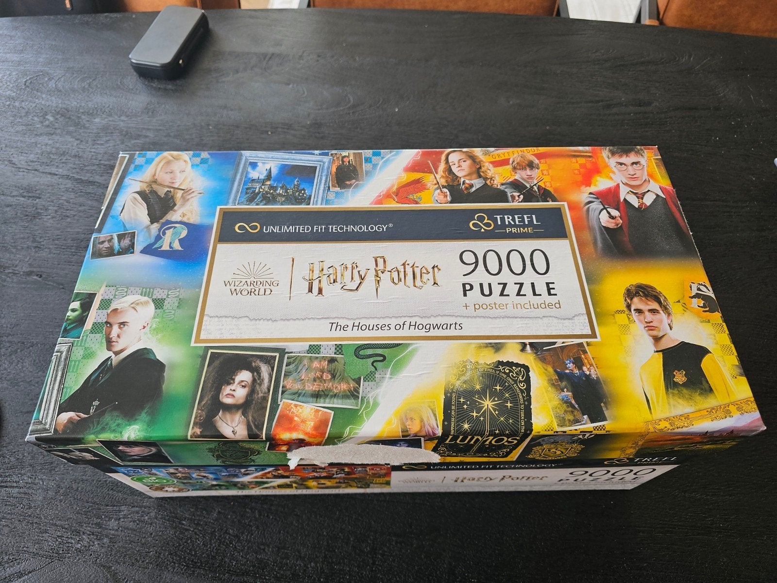 Harry Potter 9000 stukjes puzzel - The Houses of Hogwarts, Ophalen, Meer dan 1500 stukjes, Zo goed als nieuw, Legpuzzel