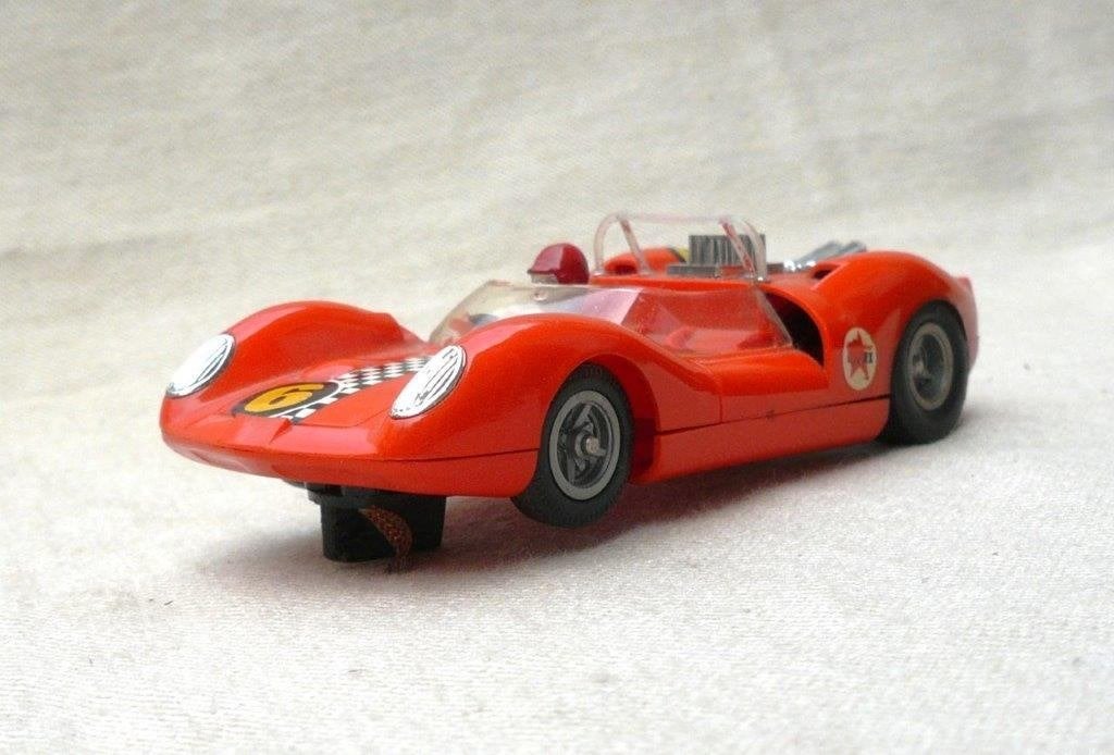 Fleischmann autorallye 3210. Lotus 40 oranje. 1/32., Antiek en Kunst, Ophalen of Verzenden