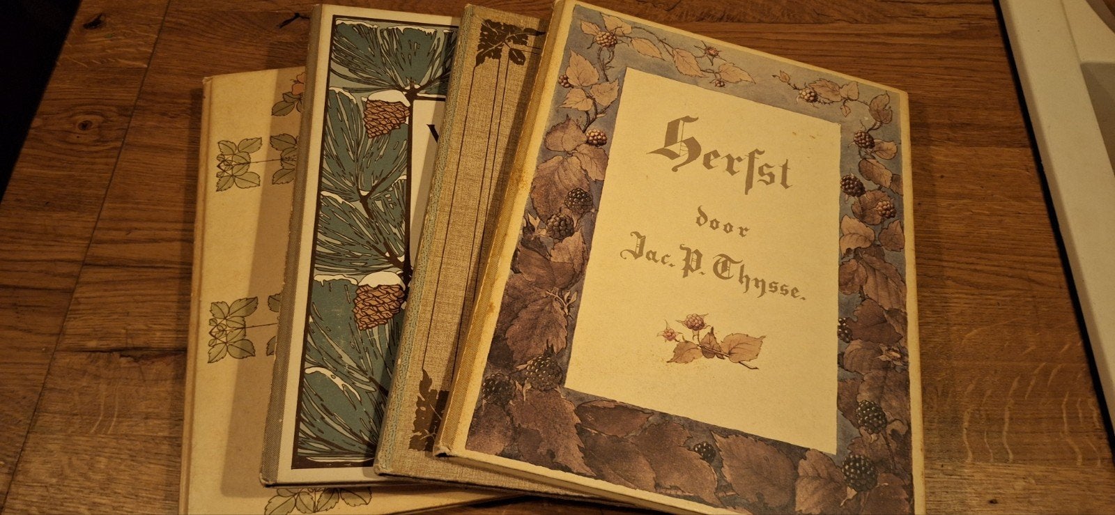 Jac. P. Thijsse - De Vier Jaargetijden (4 boeken), Boeken, Ophalen of Verzenden, Gelezen, Natuur algemeen, Jac. P. Thijsse