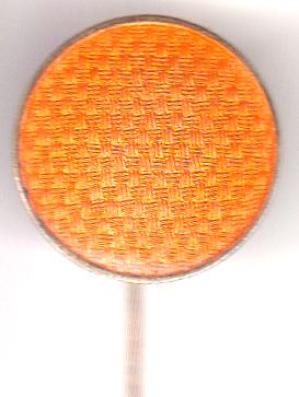 Emaille vintage speld mogelijk bevrijding of oranje, Verzenden, Zo goed als nieuw, Overige onderwerpen