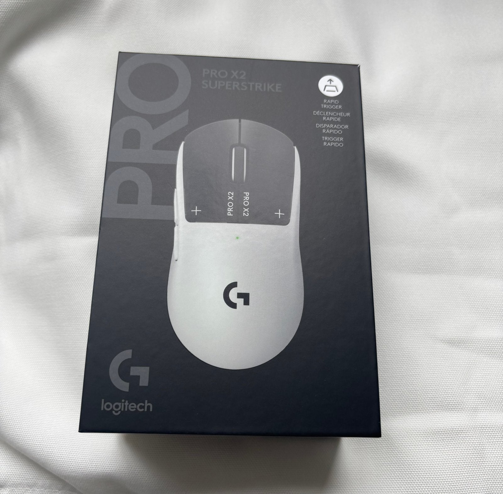 Logitech Pro X2 Superstrike, Computers en Software, Muizen, Ophalen of Verzenden, Zo goed als nieuw