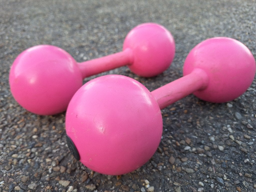 2 Dumbells, Ophalen, Zo goed als nieuw, Armen, Dumbbell