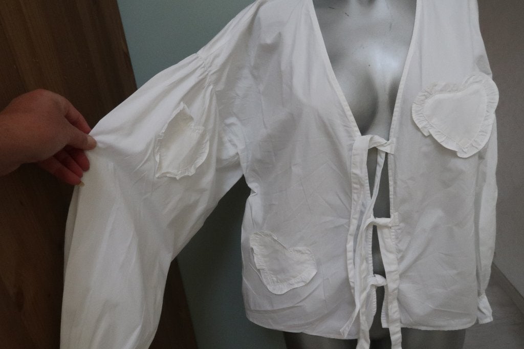 mooie witte blouse My Jewellery xl, My Jewellery, Verzenden, Zo goed als nieuw, Blouse of Tuniek