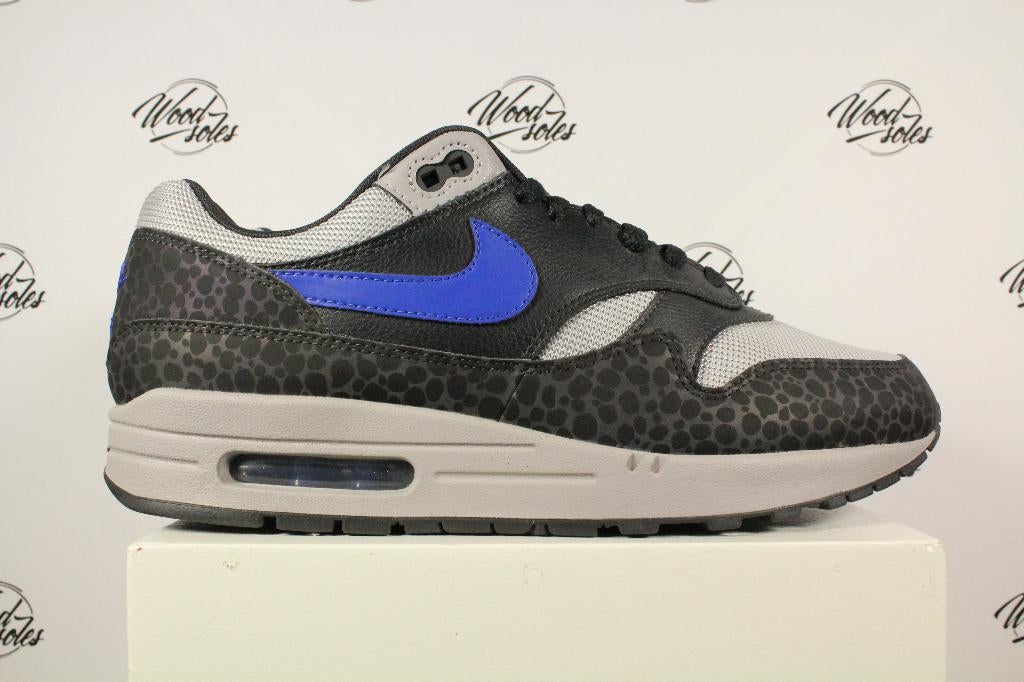 Nike Air Max 1 Safari Reflective Black - 43, Kleding | Heren, Schoenen, Gedragen, Zwart, Verzenden