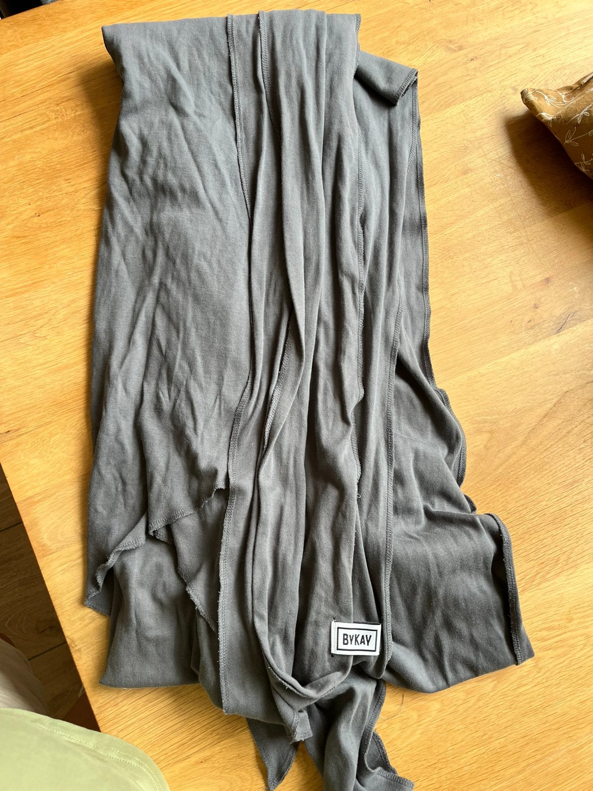 Draagdoek ByKay rekbaar kleur antreciet, Kinderen en Baby's, Ophalen of Verzenden, Gebruikt, Draagdoek, Overige merken