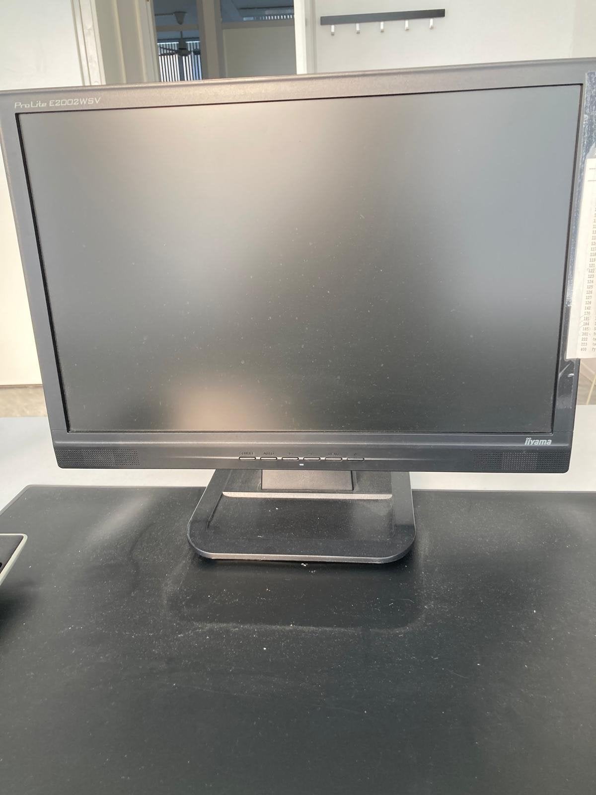 Iiyama ProLite E2002WSV 20 inch monitor, Ophalen, Gebruikt, Overige resoluties, 60 Hz of minder