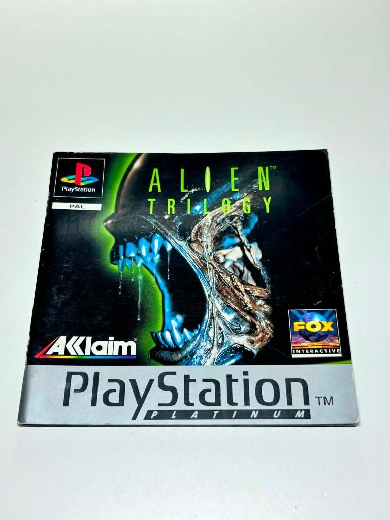 Alien Trilogy Boekje PlayStation 1 Ps1, Avontuur en Actie, Vanaf 18 jaar, 1 speler, Ophalen of Verzenden