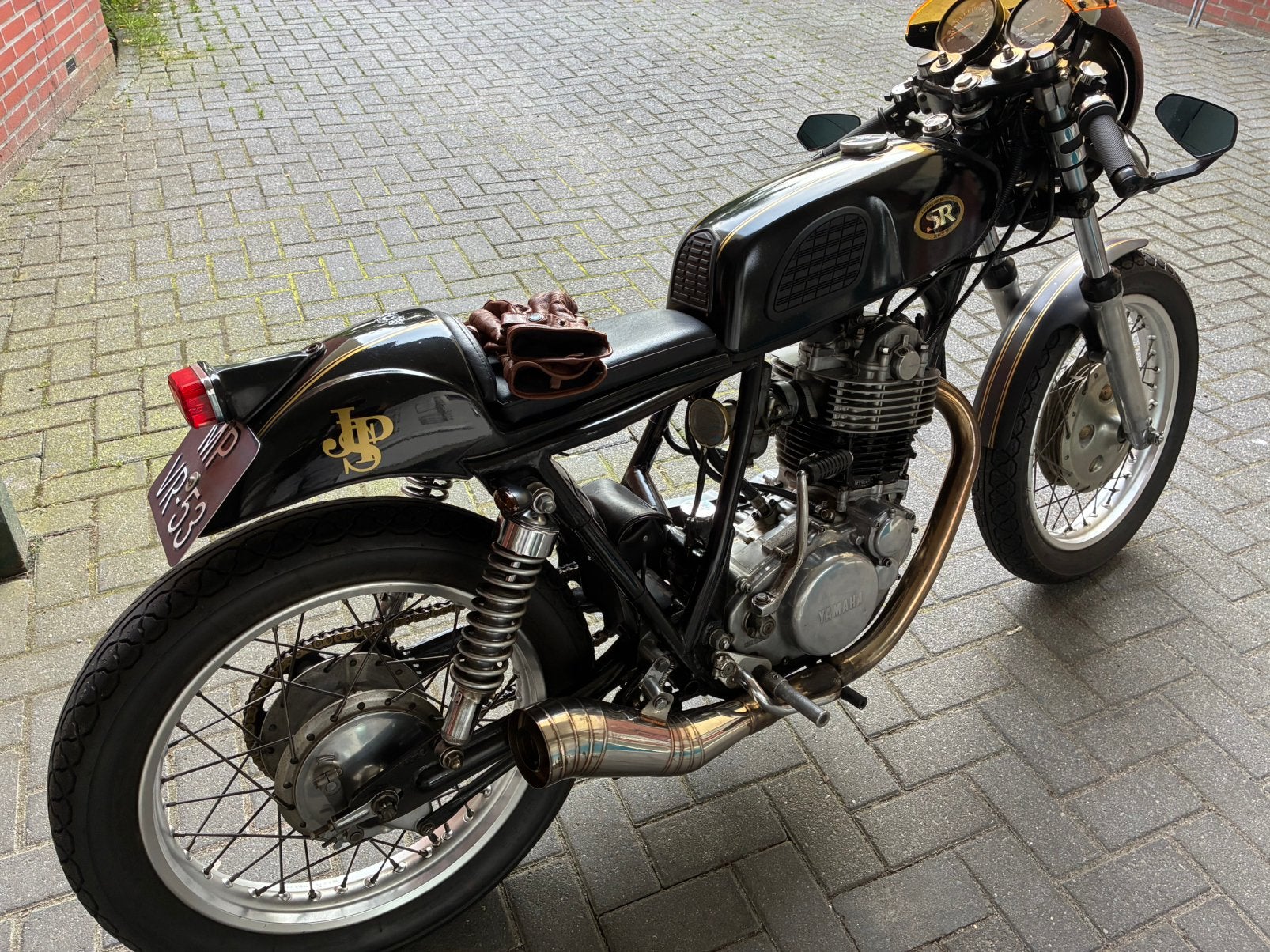 Yamaha cafe racer 500 cc, 1 cilinder., Sportuitlaat, Motorrijbewijs A, Gebruikt, Particulier