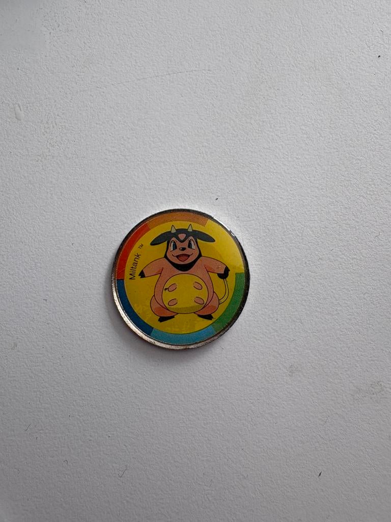 Pokemon munt 2001 miltank, Ophalen of Verzenden, Gebruikt, Overige typen