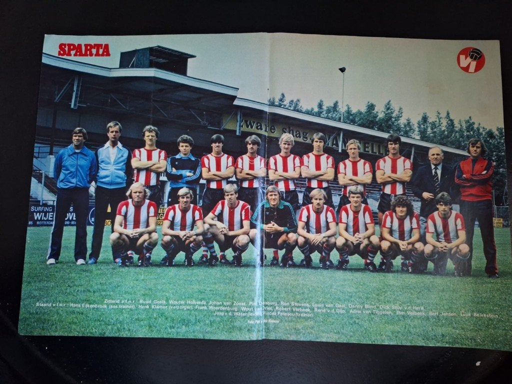 Verzameling oude posters Sparta Rotterdam (20x), Verzamelen, Ophalen of Verzenden, Gebruikt, Sparta, Poster, Plaatje of Sticker