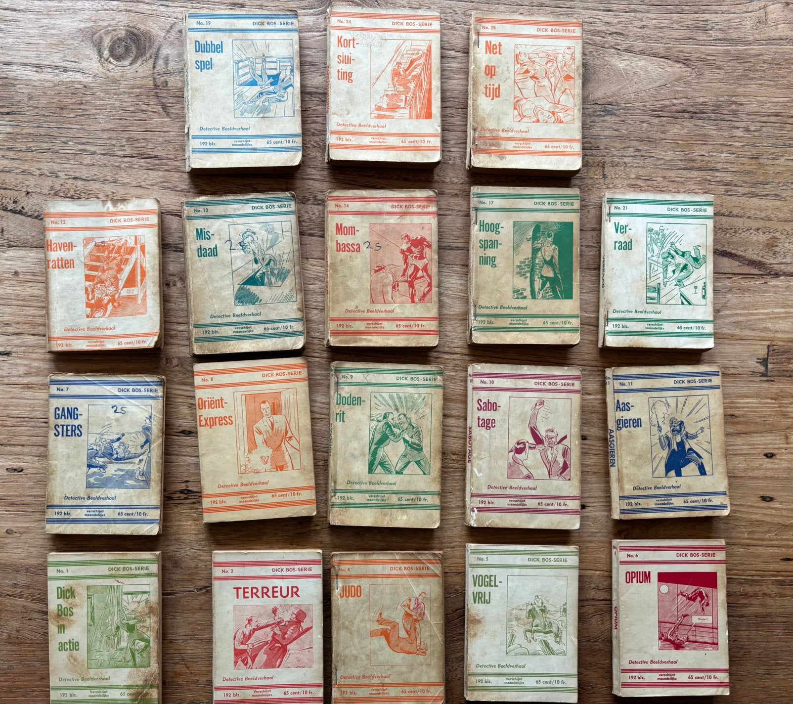 Dick Bos boekjes, Meerdere stripboeken, Ophalen of Verzenden, Gelezen