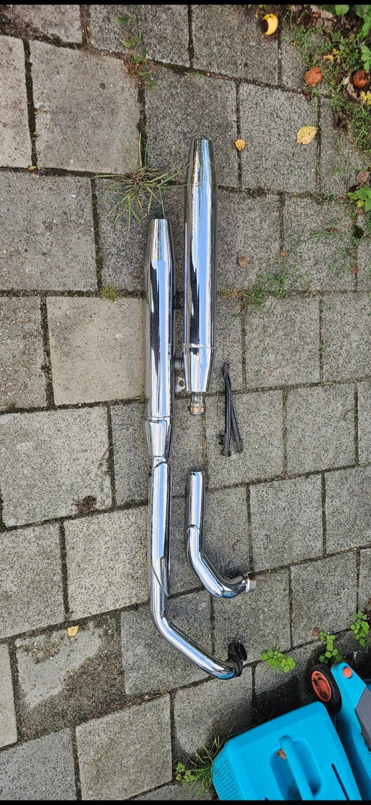 Uitlaat Yamaha Dragstar 1100, Motoren, Ophalen, Gebruikt