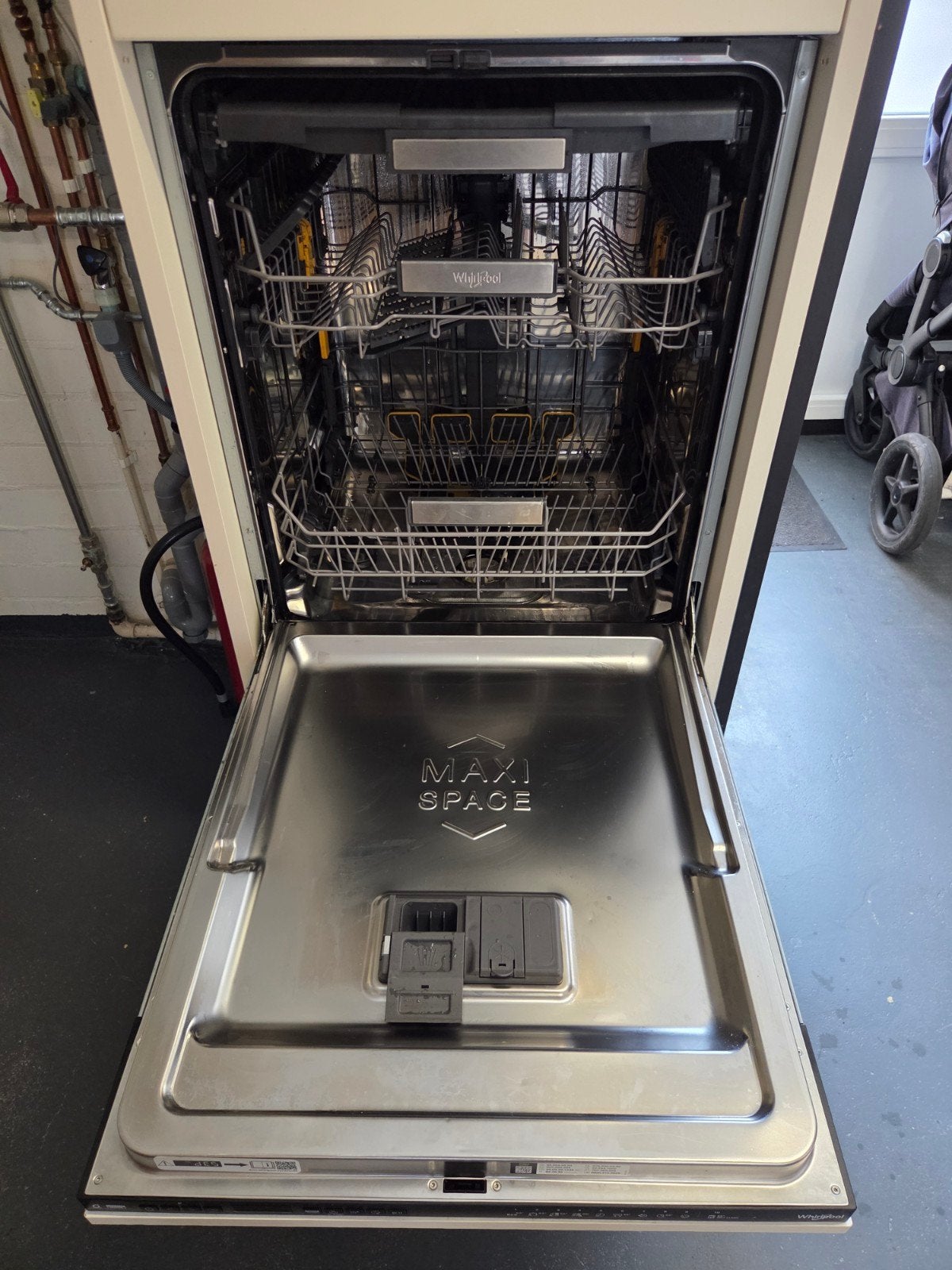 Whirlpool Inbouw Vaatwasser - Zo goed als nieuw, Ophalen, Minder dan 85 cm, Zo goed als nieuw, Inbouw
