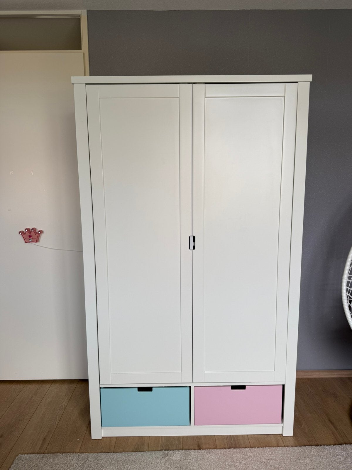 Bopita mix and match bed 120cm en kledingkast 120cm, Huis en Inrichting, Ophalen, 100 tot 150 cm, 200 cm of meer, 50 tot 75 cm