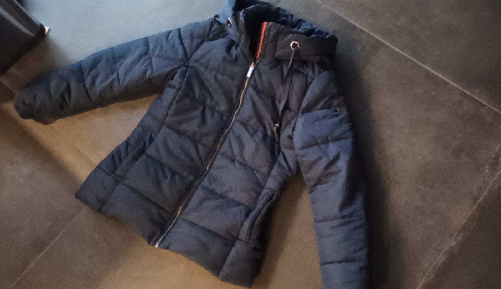 Esprit gewatteerde jas, maat M, Maat 38/40 (M), Blauw, Ophalen of Verzenden, Zo goed als nieuw