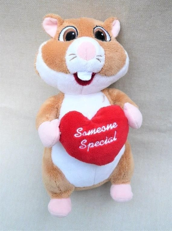 Albert Heijn hamster someone special. 20 cm., Ophalen of Verzenden, Zo goed als nieuw, Overige typen, Albert Heijn