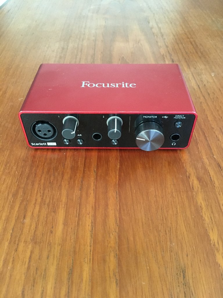 Focusrite Scarlett Solo 3rd Gen Audio Interface, Ophalen of Verzenden, Zo goed als nieuw, Focusrite