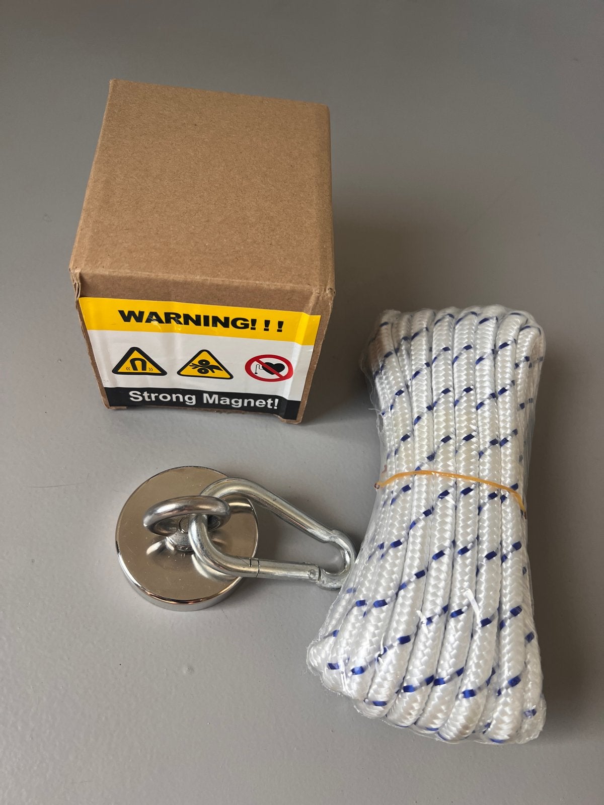 Magneetvisset 160kg - Sterke Magneet met Touw, Ophalen, Nieuw