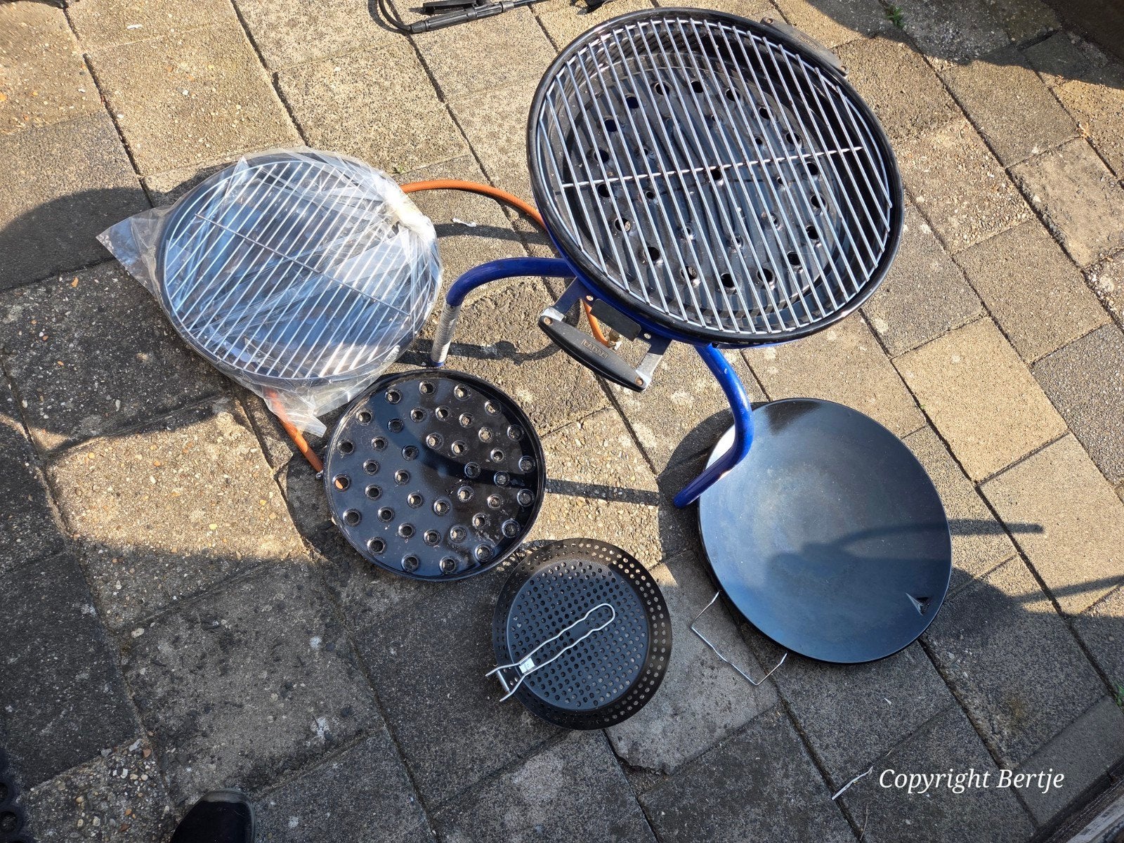 Skottelbraai, Ophalen, Nieuw