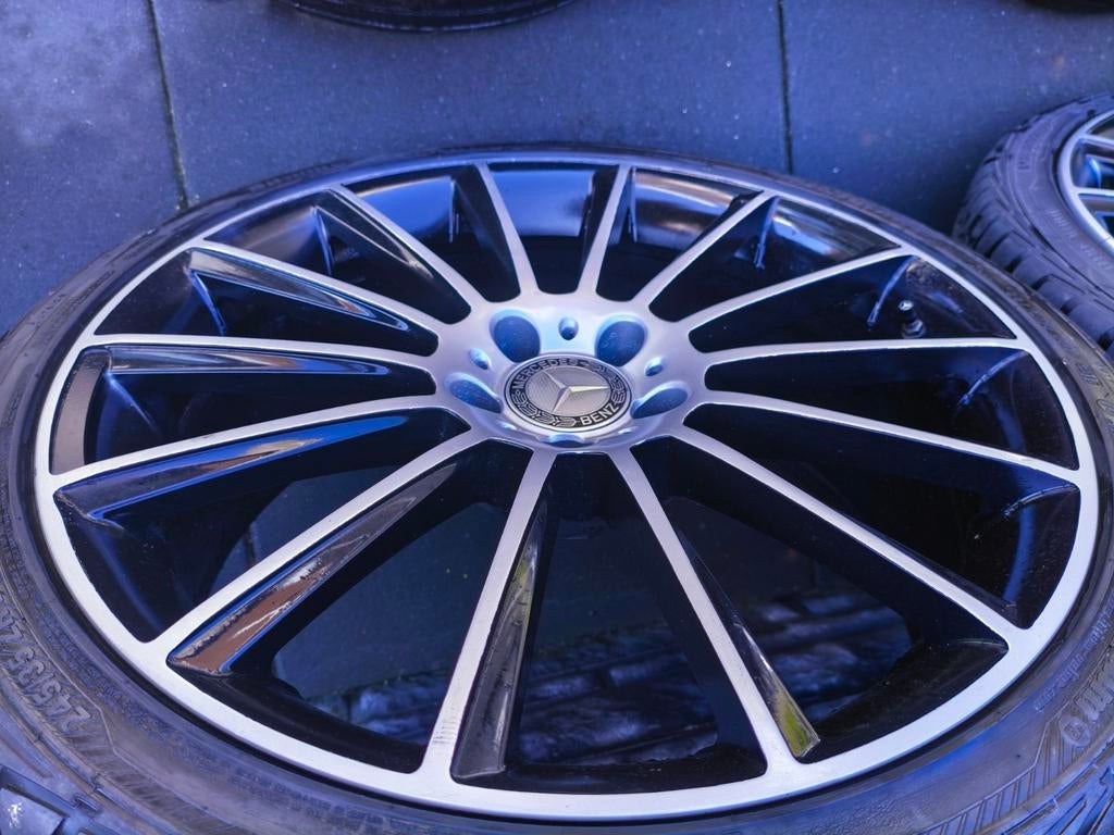 20 inch bredeset Mercedes velgen in top staat! incl.Banden, Auto-onderdelen, 275 mm, Banden en Velgen, Ophalen of Verzenden, Personenwagen
