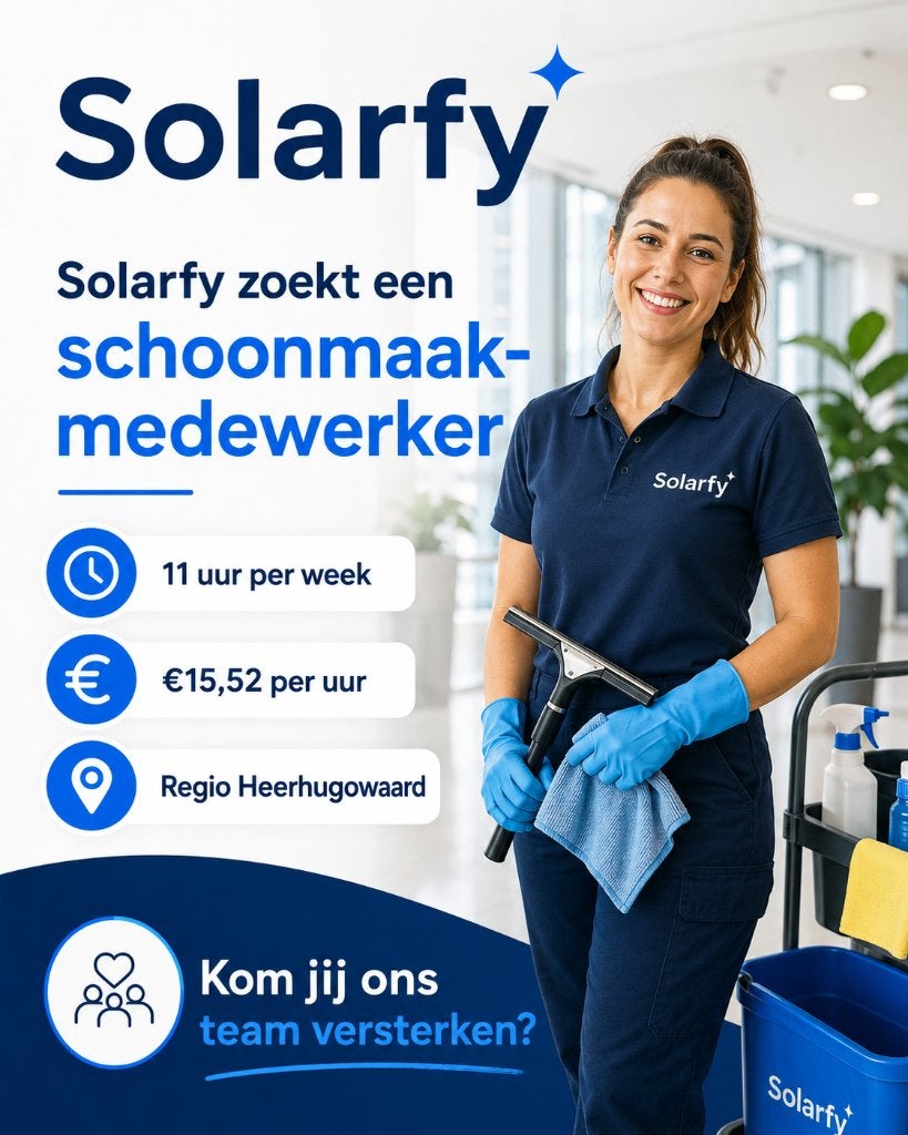 Vacature schoonmaak medewerker Heerhugowaard, Tot en met 24 uur, Overige niveaus, Starter, Overige vormen