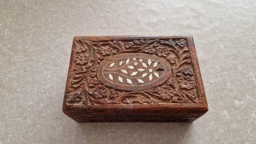 oude houten opbergkistjes, Ophalen of Verzenden