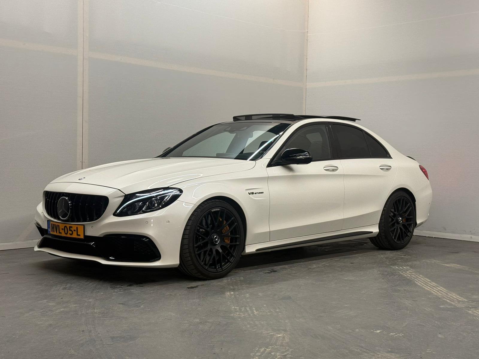 Mercedes-Benz C-Klasse C63s 4.0 375KW Speedshift 2017 Wit, Automaat, Achterwielaandrijving, 510 pk, Wit