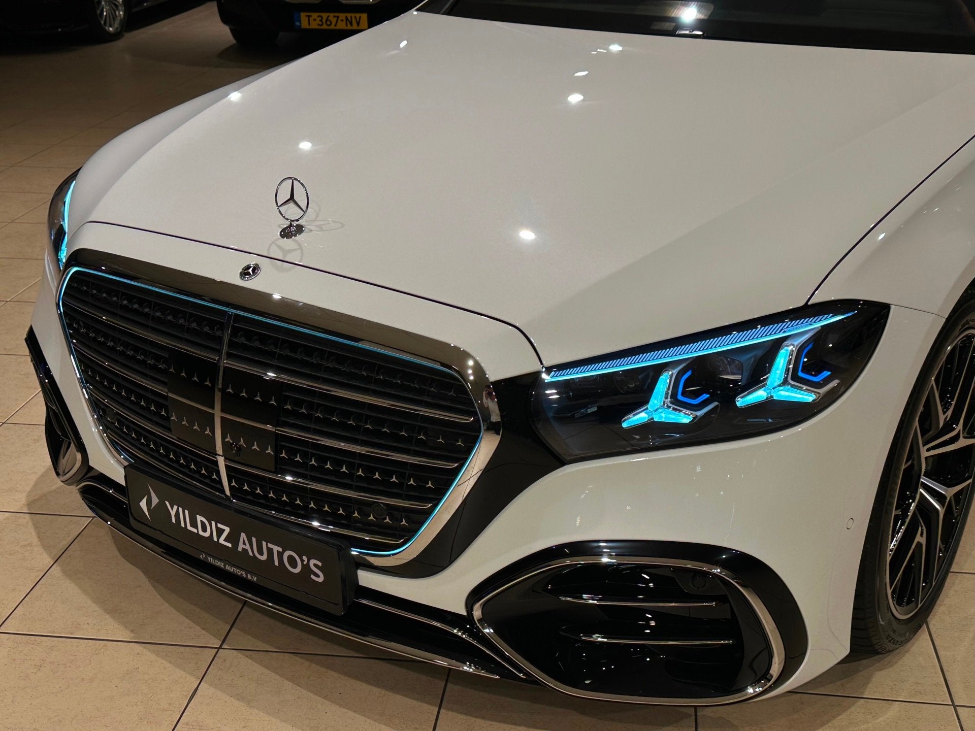 Mercedes-Benz S-klasse S450 d 4MATIC LANG AMG|MANUFAKTUR|BTW, Automaat, Verwarmde buitenspiegels, Wit, Diesel