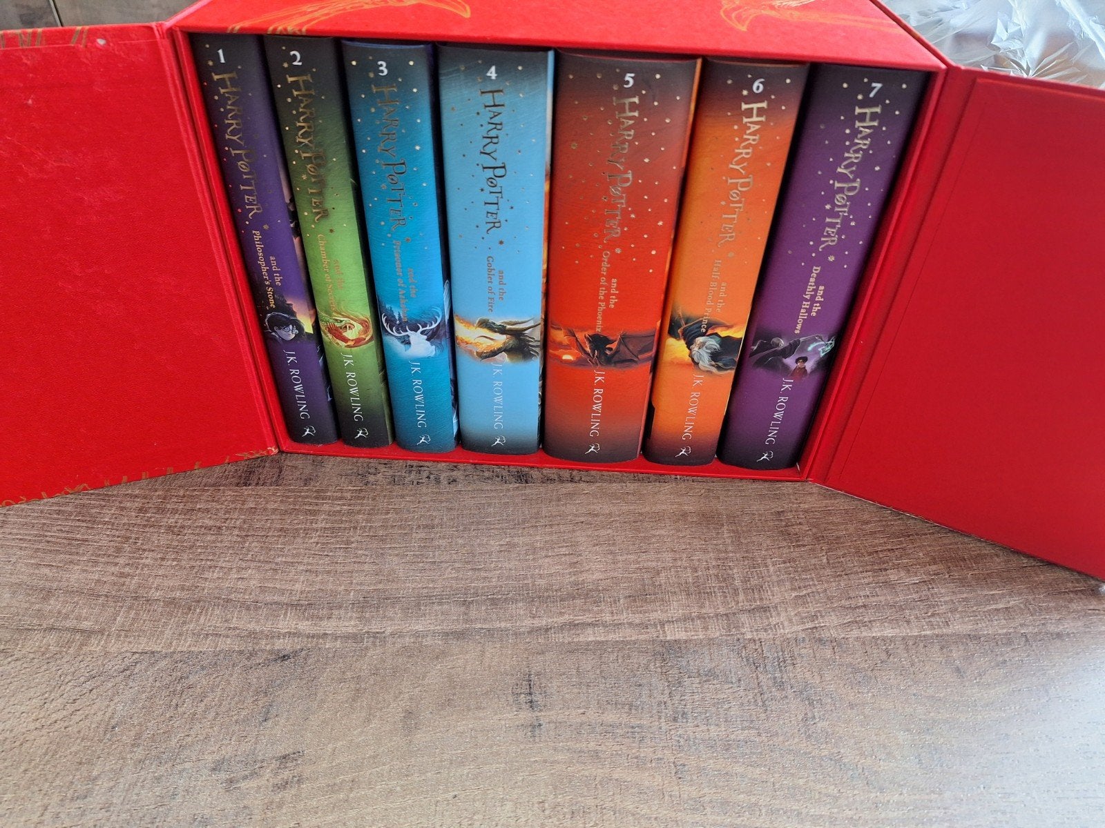 Engelstalige box Harry Potter met hardcovers van J K Rowling, Boeken, Ophalen of Verzenden