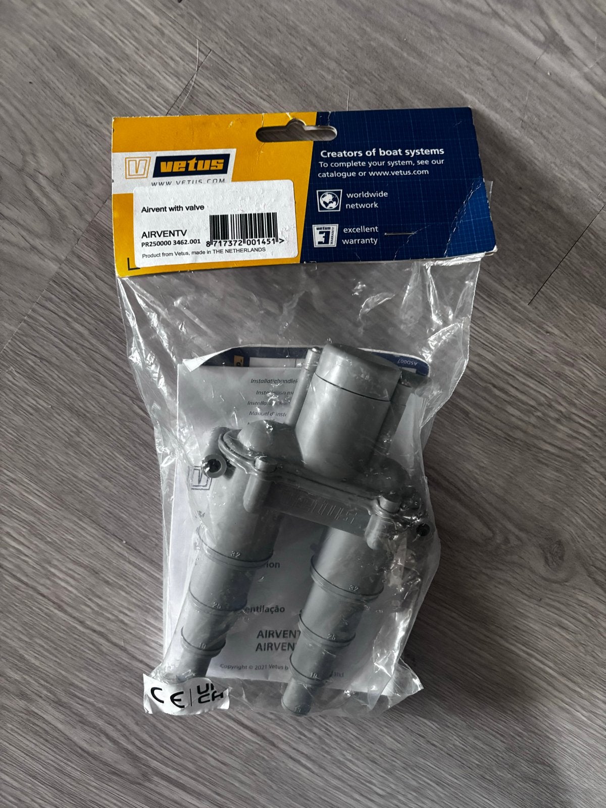 Vetus Airvent met klep - AIRVENTV, Ophalen of Verzenden, Nieuw, Motor en Techniek