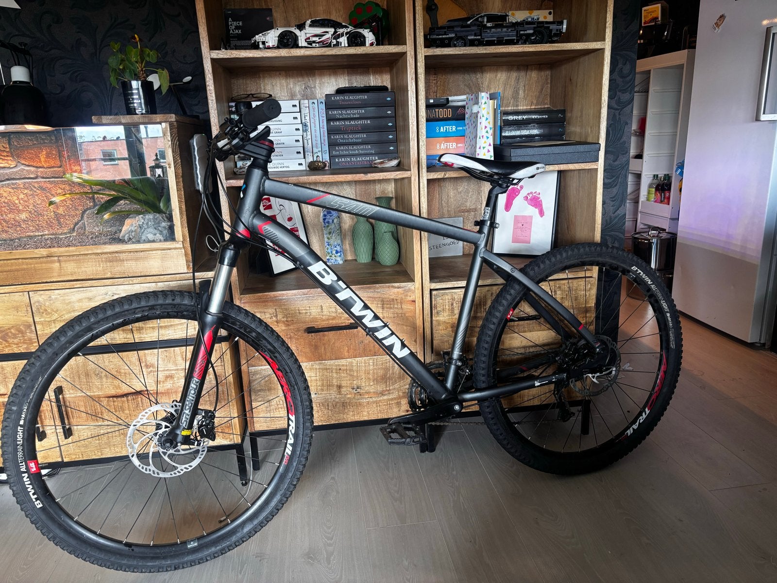 B-Twin Rockrider 540 MTB met Shimano 3x9 en schijfremmen, Ophalen, Gebruikt, Schijfrem, Overige merken