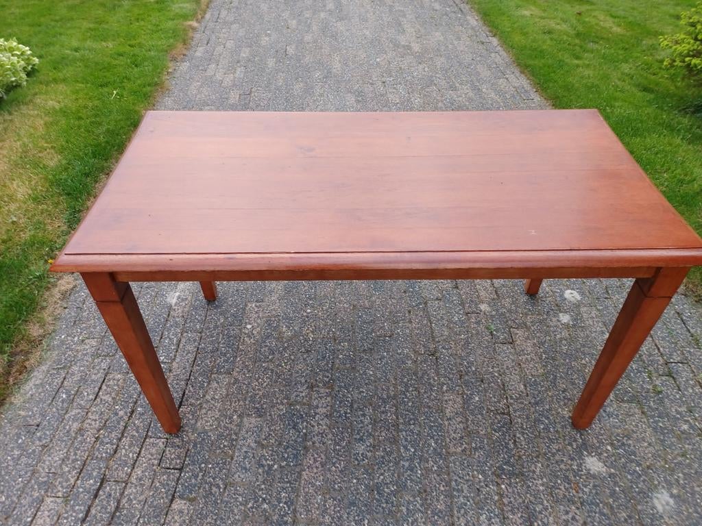Cafetafel afmeting br71    lengte 141 cm, Ophalen of Verzenden, Rechthoekig, 100 tot 150 cm, Minder dan 50 cm