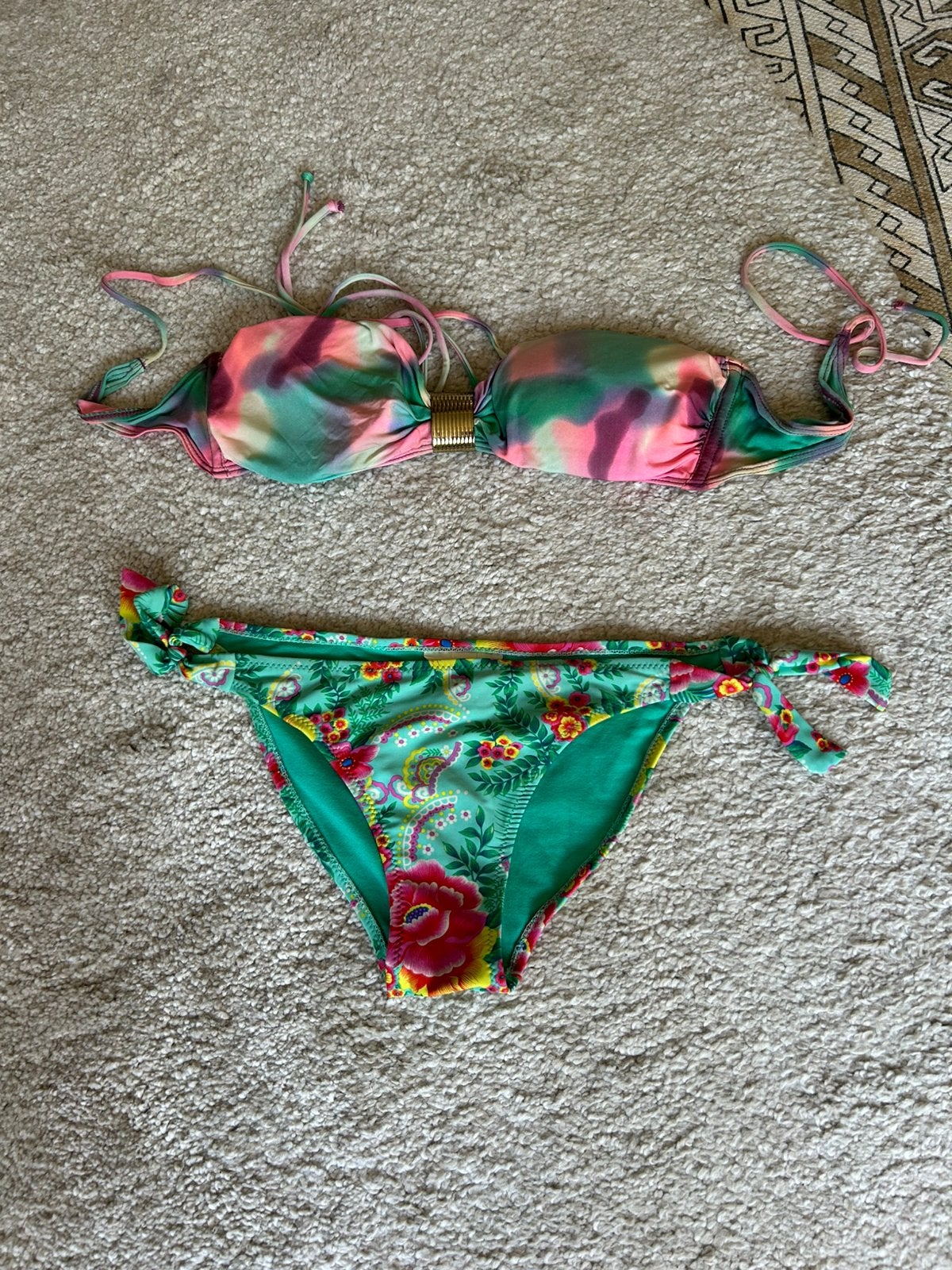 Bikini maat 38 maat M met B C cup, Ophalen of Verzenden, Zo goed als nieuw, Bikini