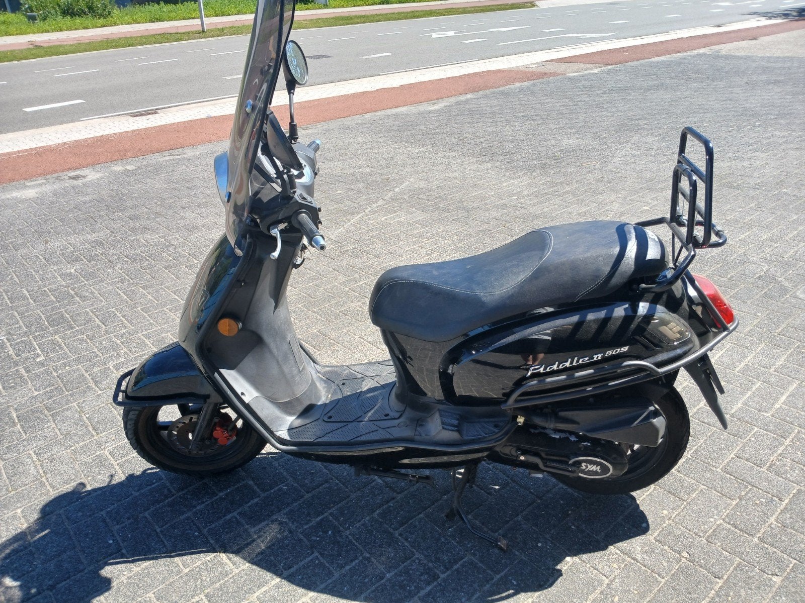 Sym fiddle 2, Ophalen, Zo goed als nieuw, Benzine