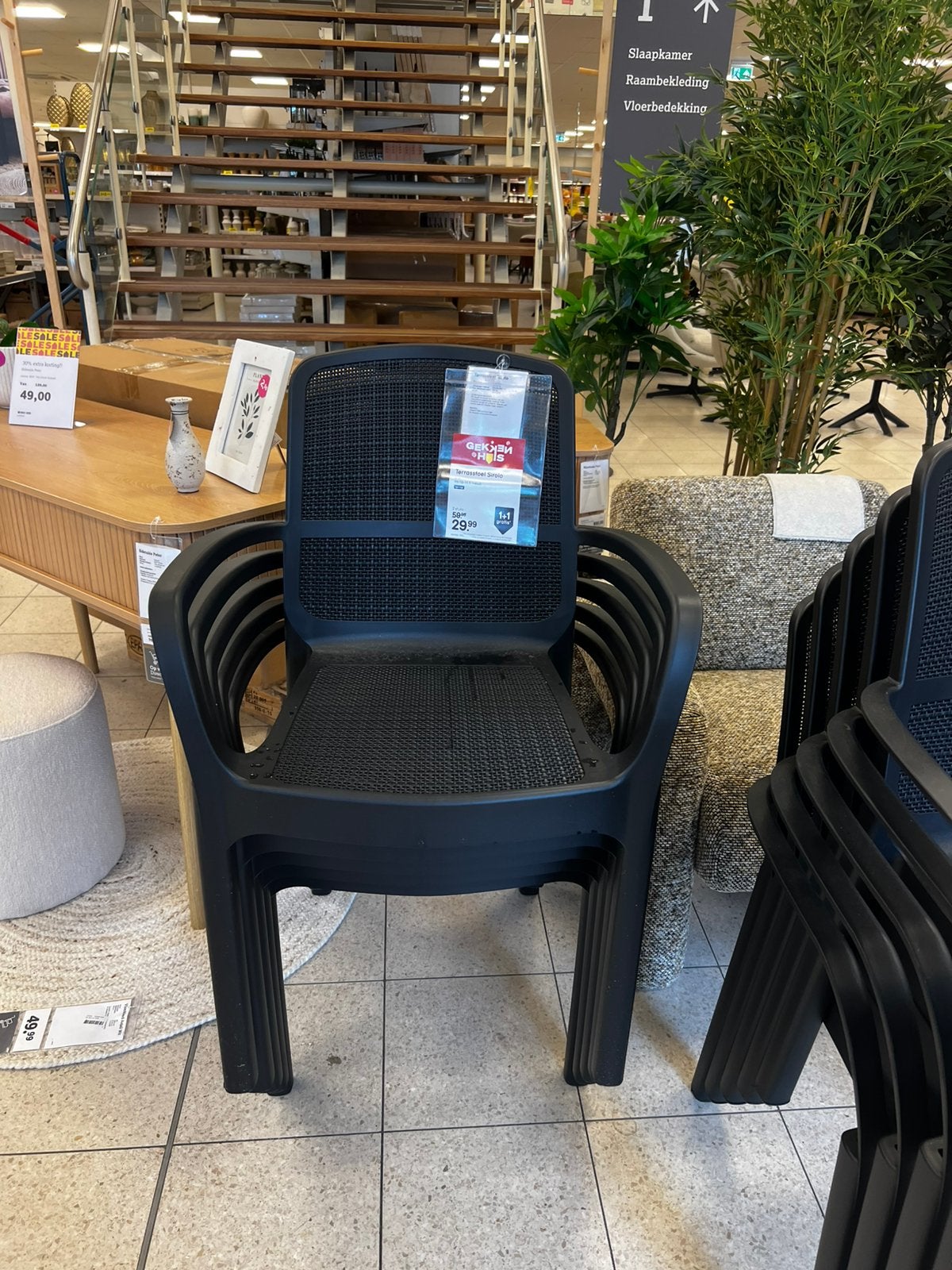Terrasstoel/tuinstoelSirolo, Ophalen, Nieuw, Kunststof, Stapelbaar