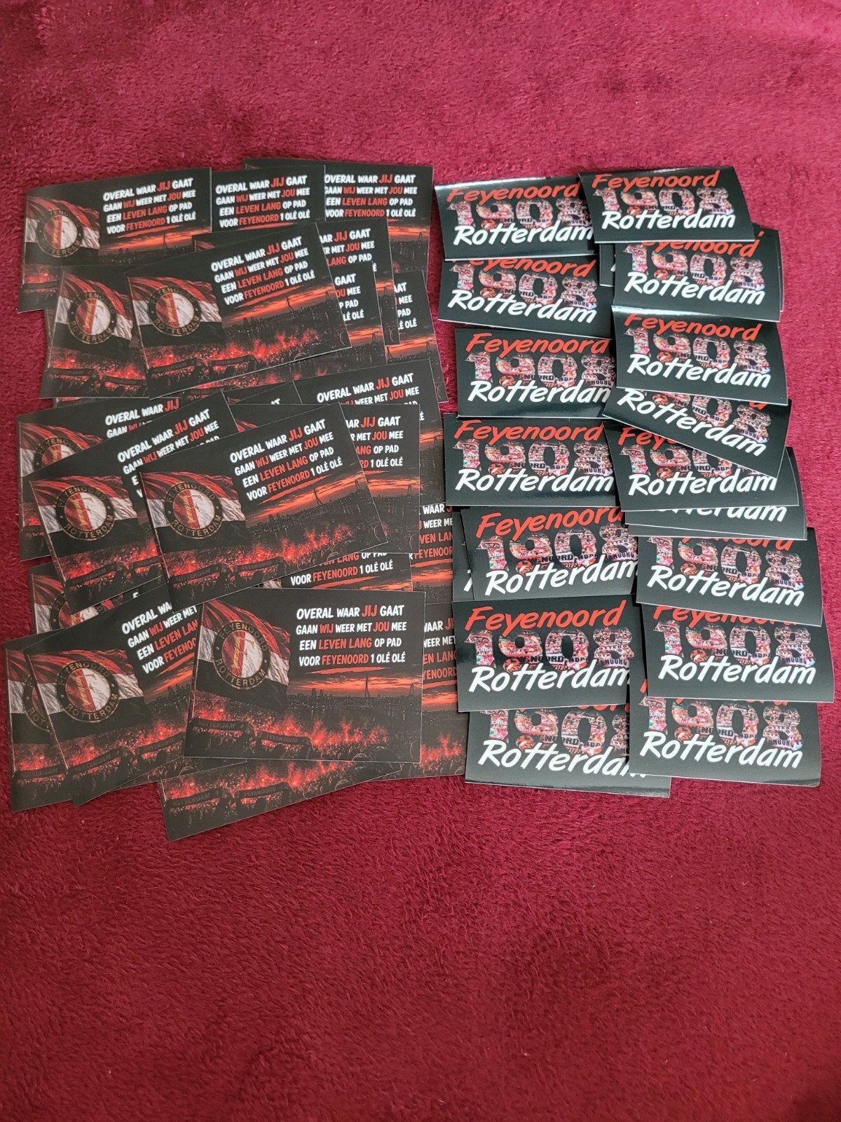 Feyenoord Rotterdam Stickers - Diverse Ontwerpen, Ophalen of Verzenden, Nieuw, Sport