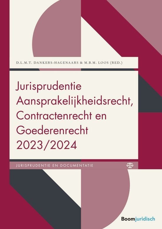 Jurisprudentie Aansprakelijkheidsrecht, Contractenrecht, Boeken, Ophalen of Verzenden, Beta, Zo goed als nieuw, HBO