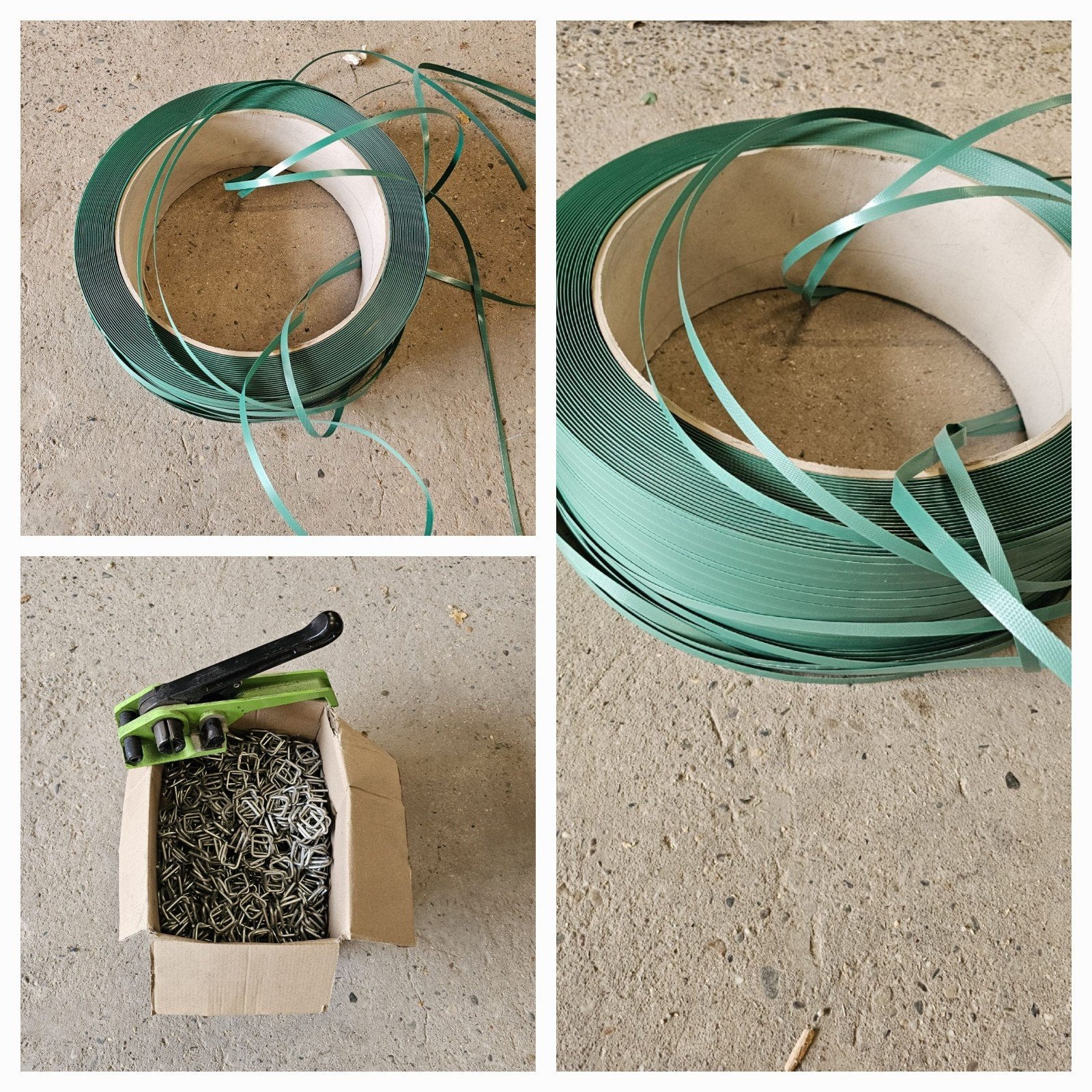 Omsnoerband. Bandspanner. Gespen., Ophalen, Doos, 100 cm of meer, 60 cm of meer