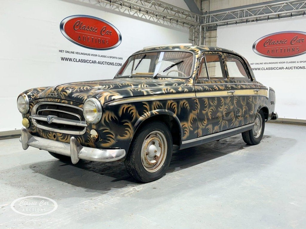Peugeot 403 Diesel  - ONLINE AUCTION, Auto's, Oldtimers, Automaat, Zwart, Bedrijf, Diesel
