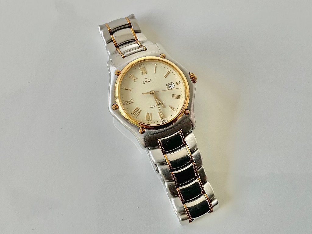 Ebel 1911 Champagne Dial steel & 14K - Automatic! - unisex, Overige merken, Staal, Polshorloge, Ophalen of Verzenden