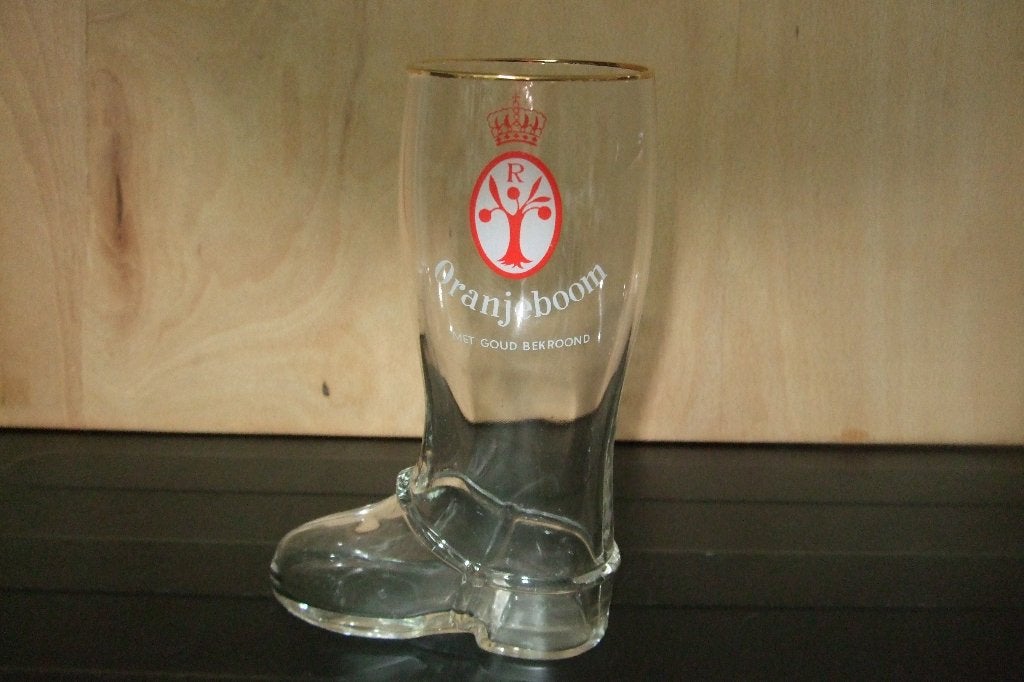 Oranjeboom bier laarsje (nr.2), Verzamelen, Ophalen of Verzenden, Nieuw, Glas of Glazen, Oranjeboom