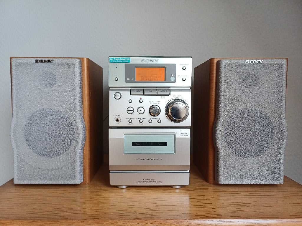 Sony CMT-EP505 Micro Stereo Systeem, Ophalen, Gebruikt, Cassettedeck, Microset