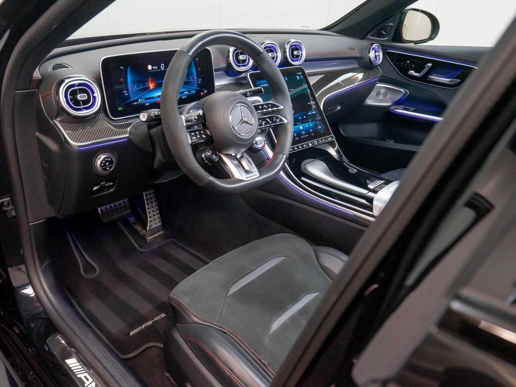 Mercedes-Benz C-Klasse Estate AMG 43 4MATIC | Burmester | Tr, Auto's, Euro 6, 4 cilinders, Zwart, Adaptive Cruise Control