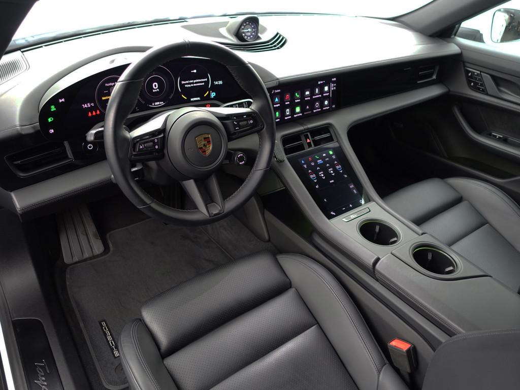 Porsche Taycan Performance 84 kWh- Sport Chrono, Warmtepomp,, Auto's, Achterwielaandrijving, Gebruikt, Met garantie (alle), 4 stoelen