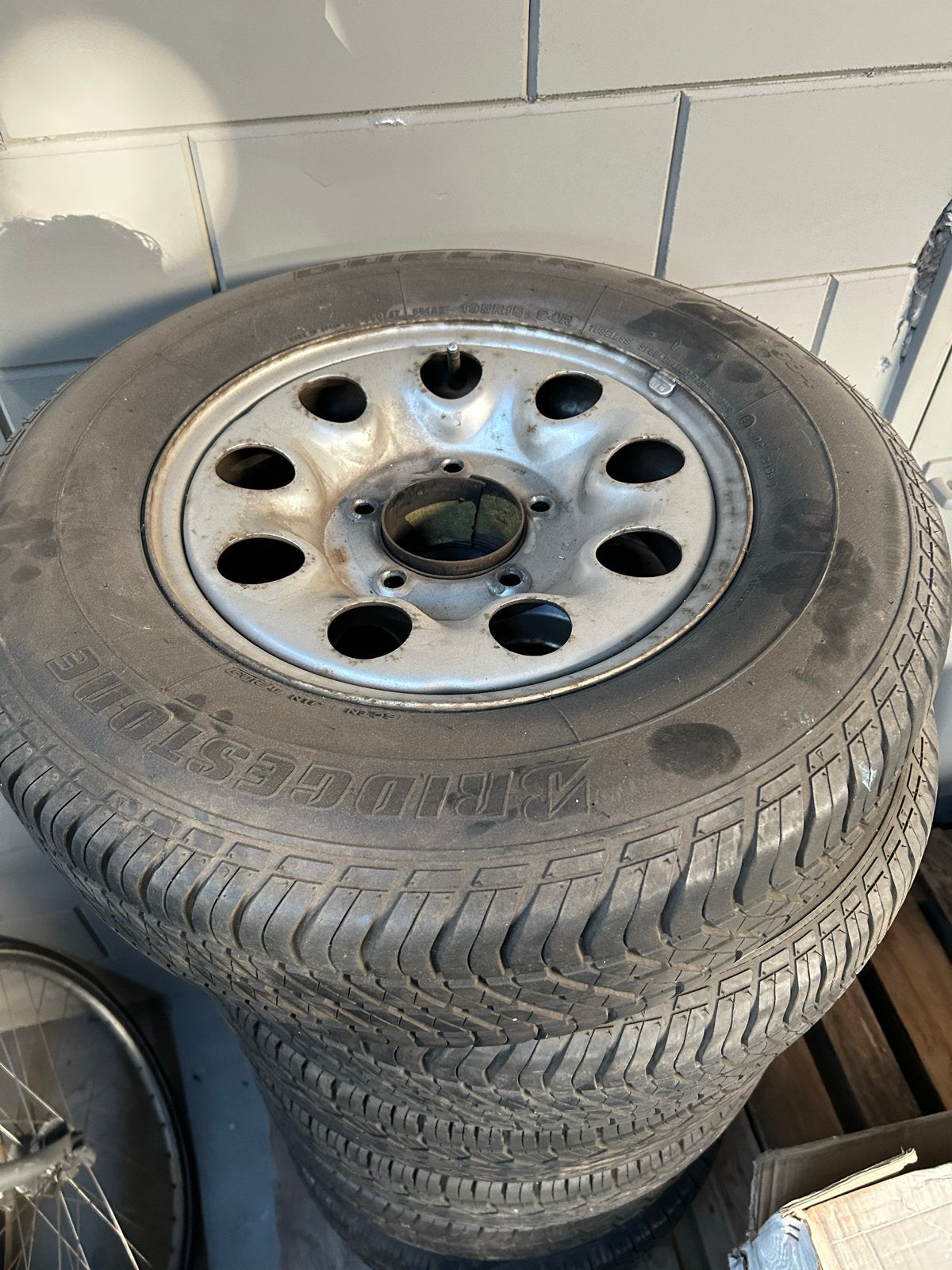 6x Suzuki Vitara banden met velgen, Ophalen